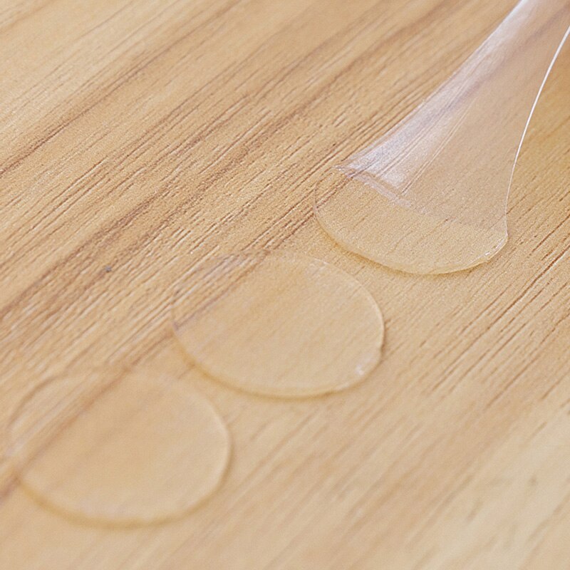 70pcs Round Double Sided Stick Tape Transparent Waterproof Sticker Self Adhesive No Trace Strong Tape for Desk Decorative Past