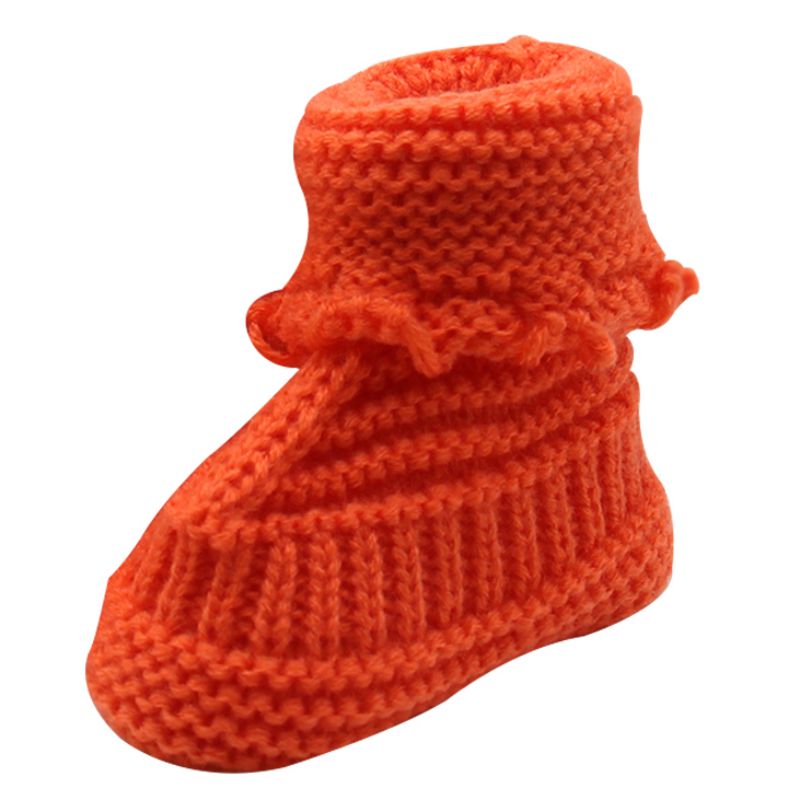 Baby Warme Stiefel Kleinkind Mädchen Jungen Prewalker Häkeln betroffen Vlies Stiefel Wolle Schnee Krippe Schuhe Winter Booties