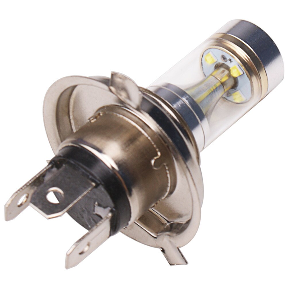 1Pcs H4 car front fog light LED Bulb Off Road Fog Light 6500K 12V 6LED 2525 accessory refit lamp Driving Light white 19Apl9