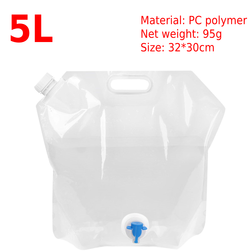 5/7.5/8/10/12/15L Capaciteit Outdoor Water Emmer Draagbare Rijden Wateater Emmer Draagbare Tank Container met Kraan Voor Camping: Khaki