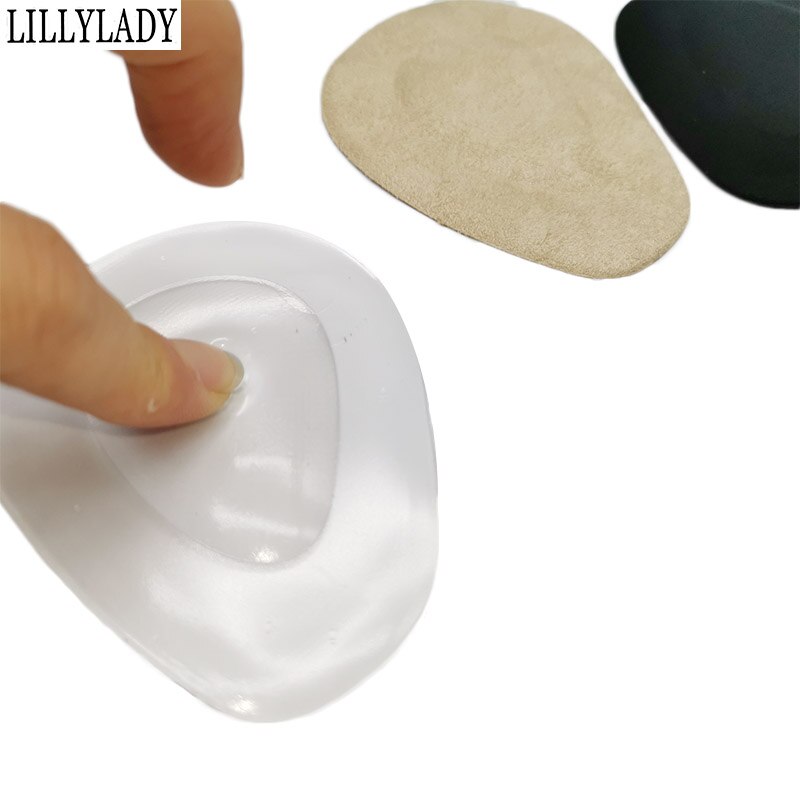 Silicone Gel Half Yard Pads High Heels insoles for feet Comfortable Relieve Pressure Antislip Protector Foot Pain Antalgic