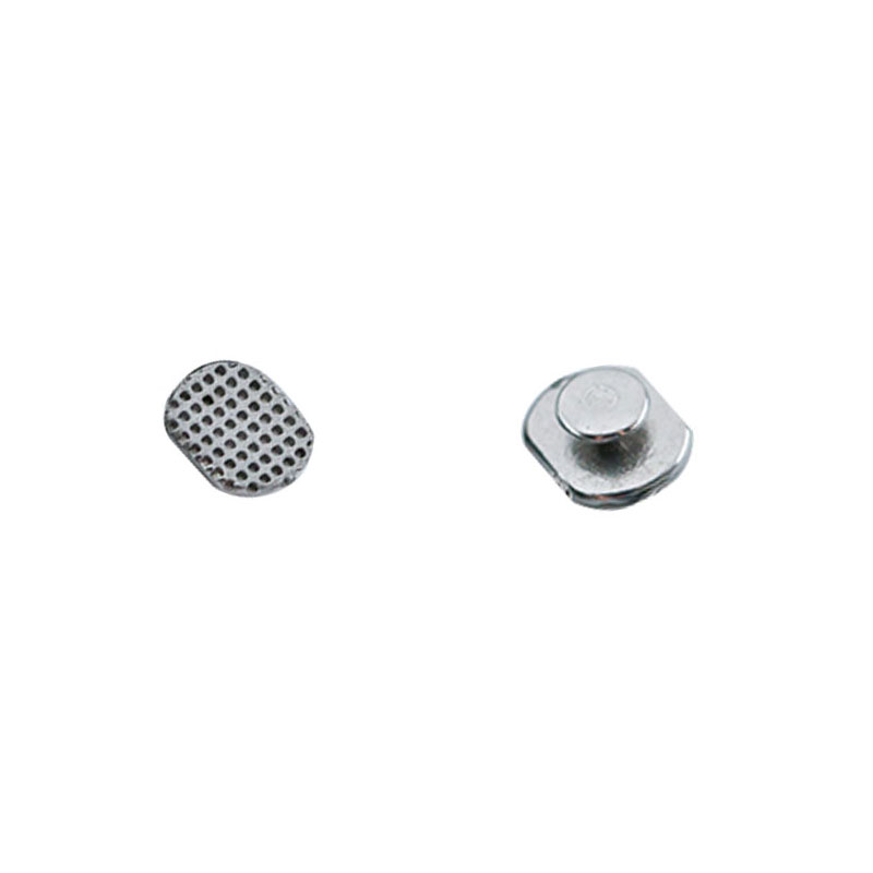 Dentst 50 pièces orthodontie dentaire liaison directe oeillet céramique bouton lingual langue dompteur morsure ouvre-crochet de Traction crochet à sertir: Beige