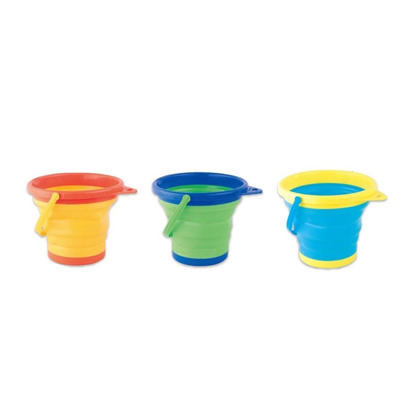 3 Pcs Opvouwbare Emmer, Kinderen Zand Emmer Set, Opvouwbare Emmer, Multi-purpose Strand, zand Emmer, Voor Strand Spelen, 2.5L: Default Title