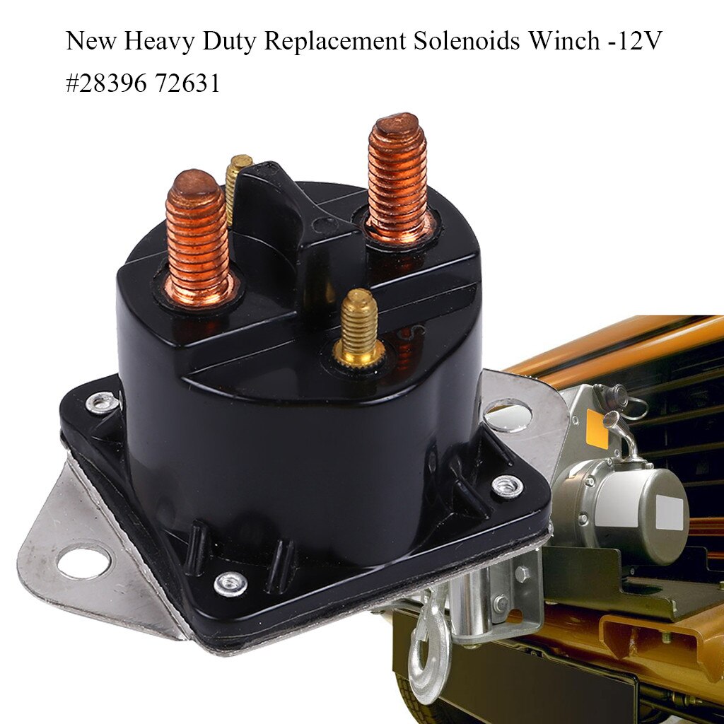 Heavy Duty Replacement Solenoids Winch 12V 28396 72631 YL10 Grandado