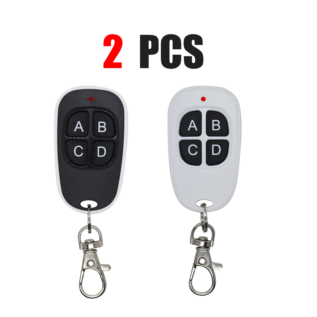 2PCS FLOR FLO2RS 433.92MHz Rolling FLO4RS ON1 ON2 ON4 INTI1L INTI2L INTI1Y INTI2Y Garage Gate Opener Remote Control: GRAY