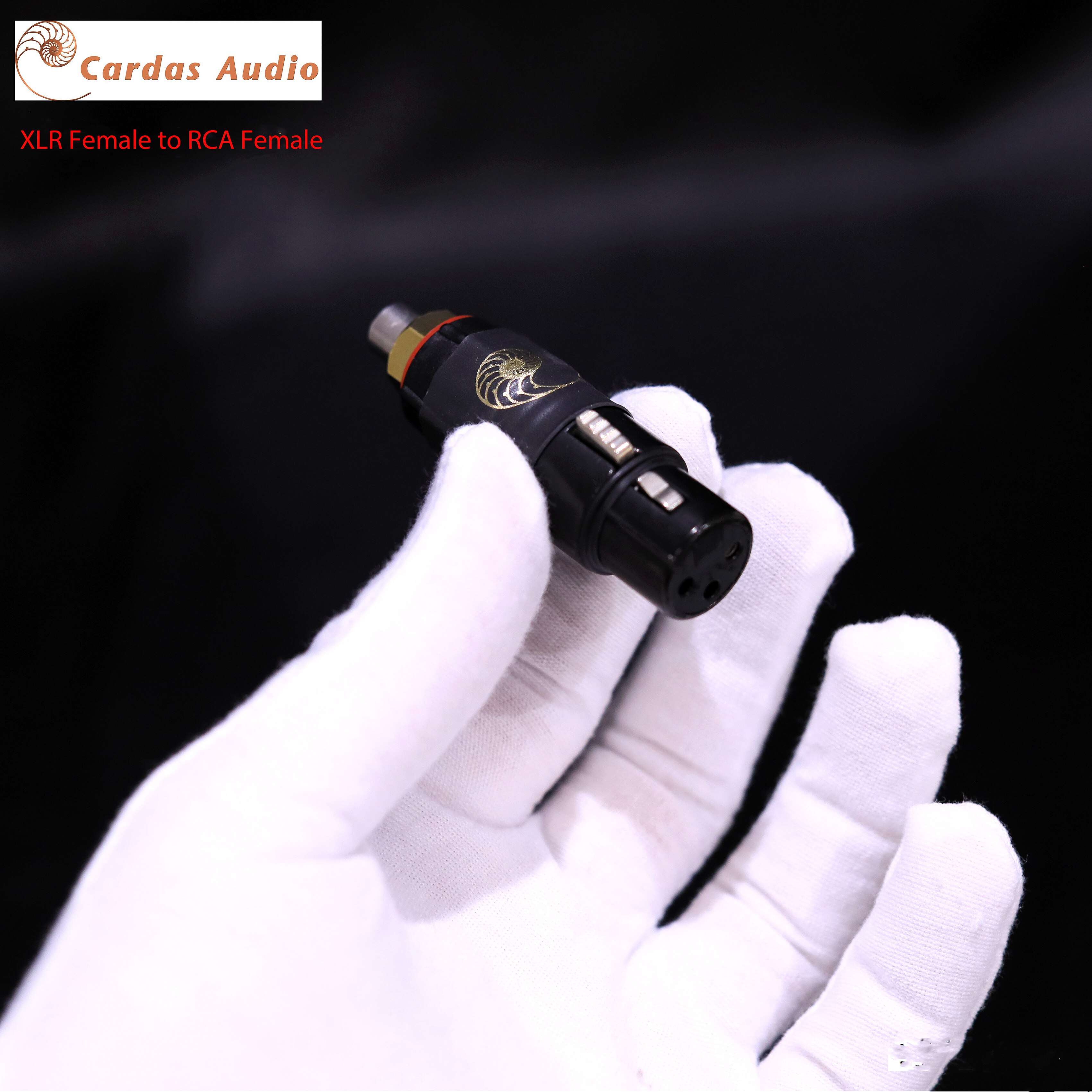 Cardas-adaptador de enchufe hembra a hembra, conector de Audio HIFI XLR macho a RCA macho,: RCA -XLR female