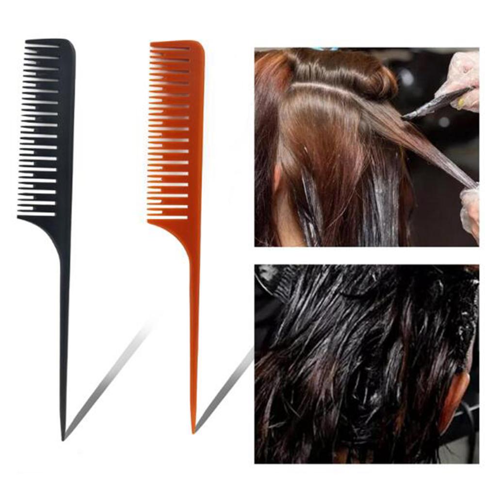 Enkelriktad vävning highlighting foliering hår kam highlight salong hår kammar hårklippning trimmer borstar