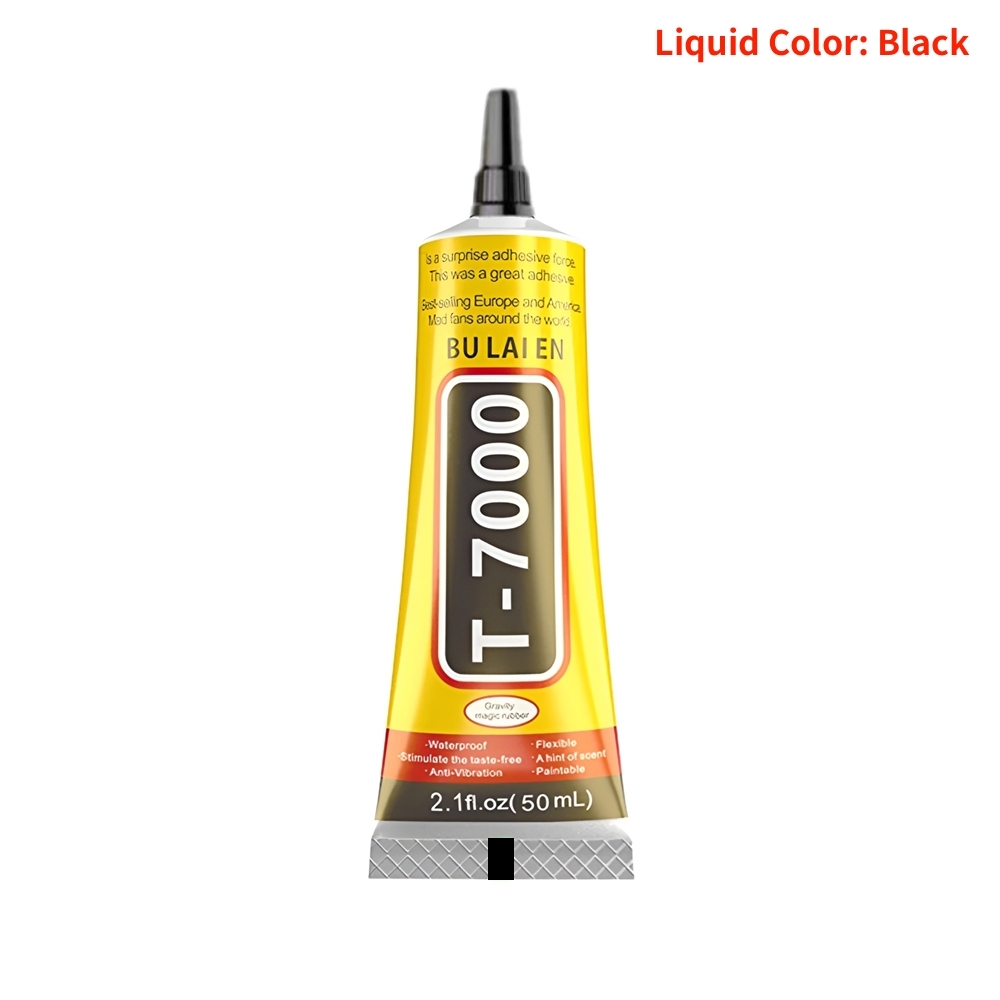 15ML 50ML 110ML B-7000 Clear Contact Phone Repair Adhesive Universal Glass Plastic DIY Glue T7000 with Precision Applicator Glue: Red