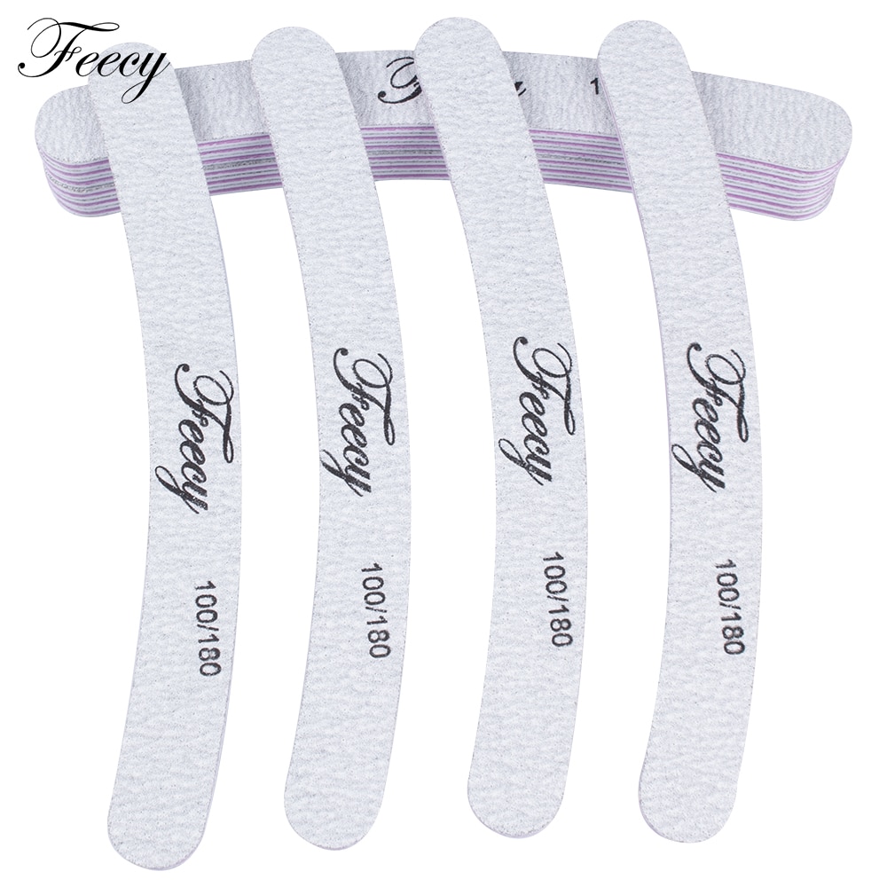 10pcs Nail Files Buffers 100/180 Sanding Buffer File Double Side Trimmer Lime Polish Ongles Pedicure Manicure Nail Art Tools