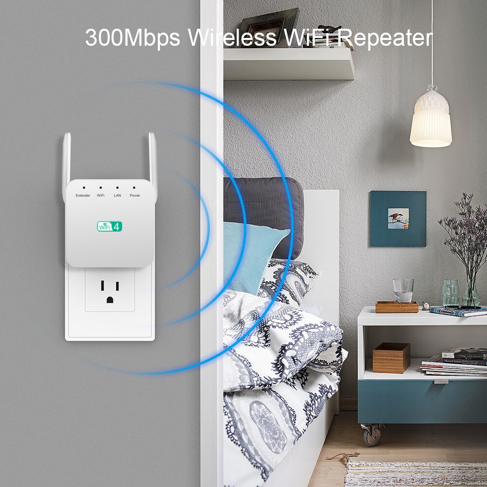 300Mbps WiFi Verstärker Verstärker WiFi Verlängerung WIFI Signal Booster Netzwerk Verstärker Verstärker Verlängerung WIFI Ap Wps Router