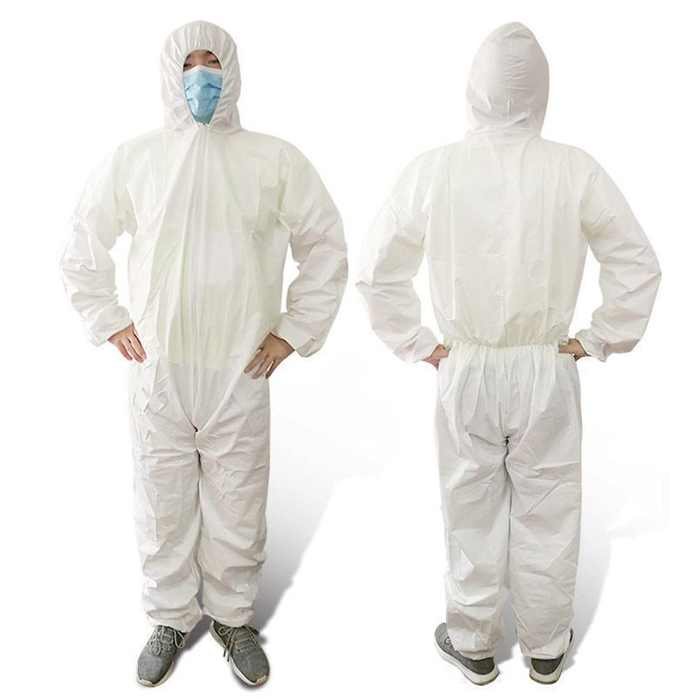 Disposable Protective Clothing One-piece Full-body Isolating Clothing White