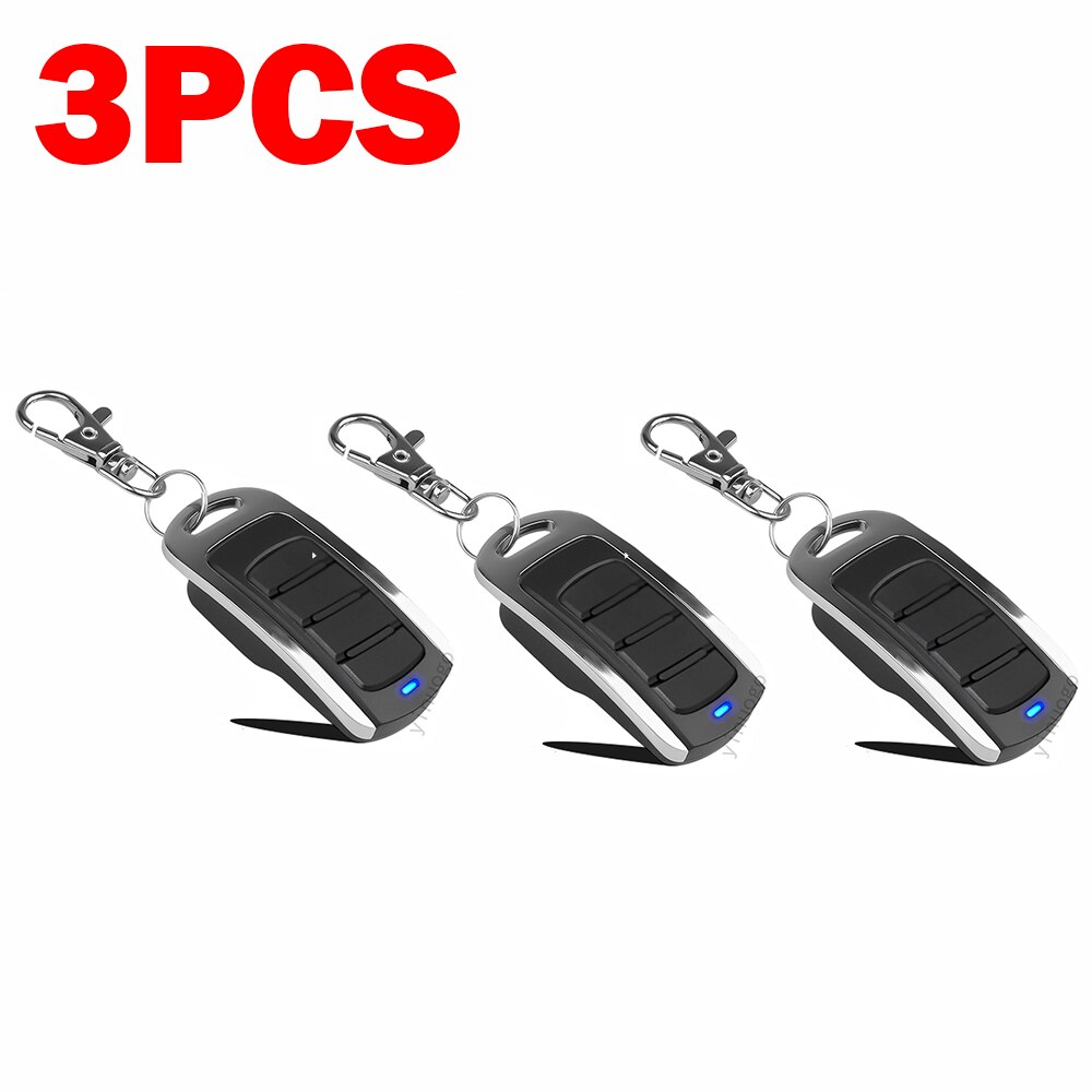 mando garaje universal Control remoto de puerta de garaje 287MHz a 868MHz Comando de abridor de puerta de garaje 433.92MHz Abridor de puerta Control remoto de 433MHz para puerta: 3PCS YNG105