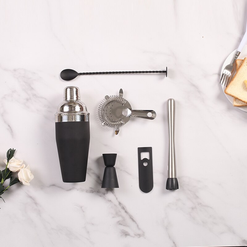 Metal Bar Sets Cocktail Tool Kit Stainless Steel Cocktail Shakers Making Set