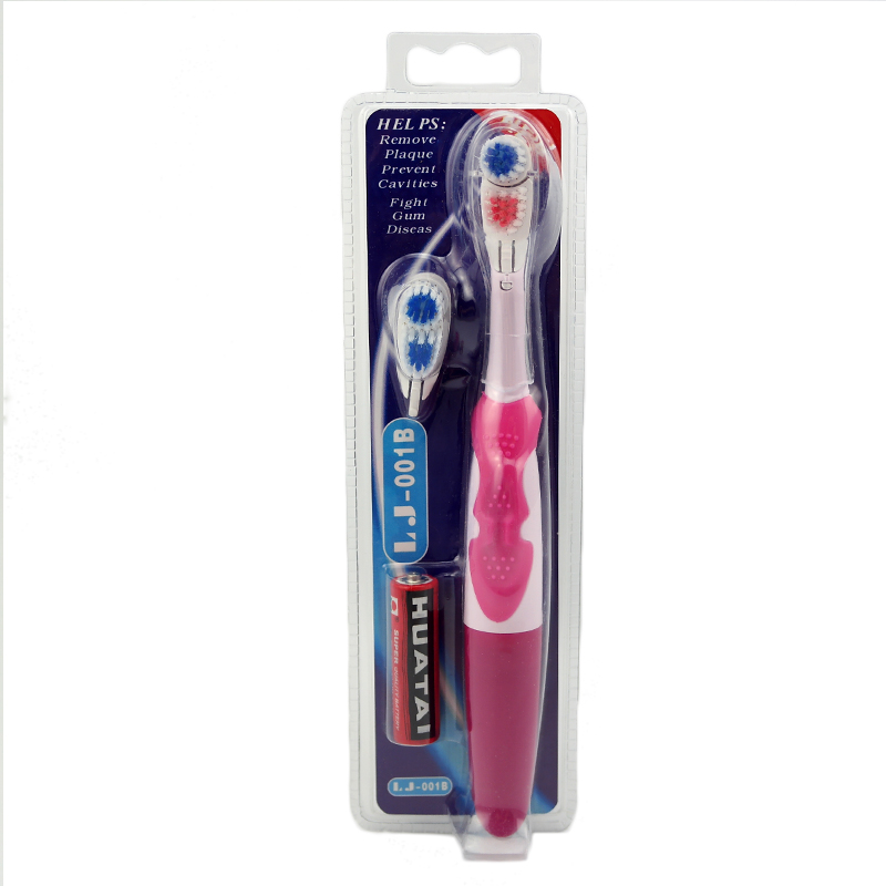 Dental Care Elektrische Tandenborstel Voor Tanden Elektronica Stimulator Tandenborstels Ultrasone Trillingen Tandenborstel Geen Batterij: Pink