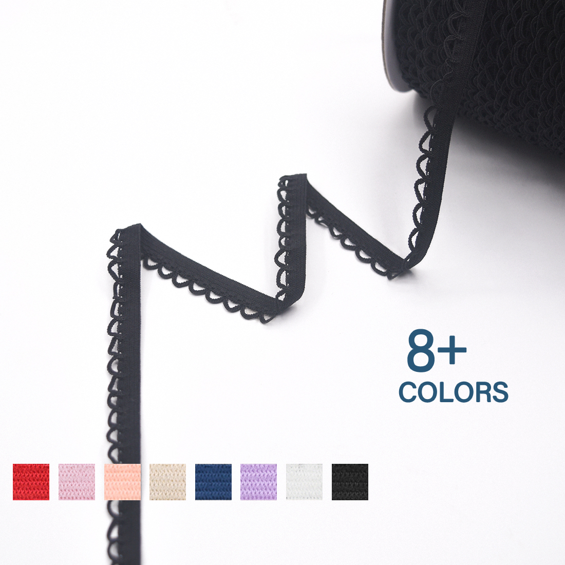 NINE telares-banda elástica de 3/8 "y 10mm de ancho para ropa interior, sujetador y pantalones, accesorios de costura hechos a mano, 2, 5 y 10 yardas accesorios de costura correas para bolsos bies para costura: Dorado / 1,5 m