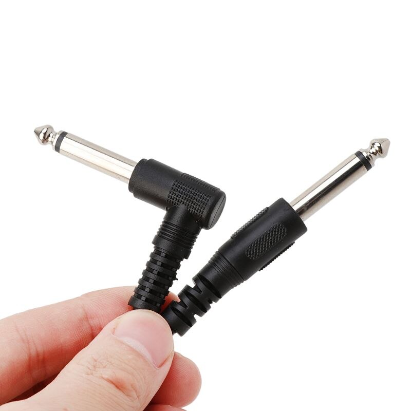 3M/10 pies instrumento guitarra Cable 6,35mm Conector recto a ángulo recto H58D
