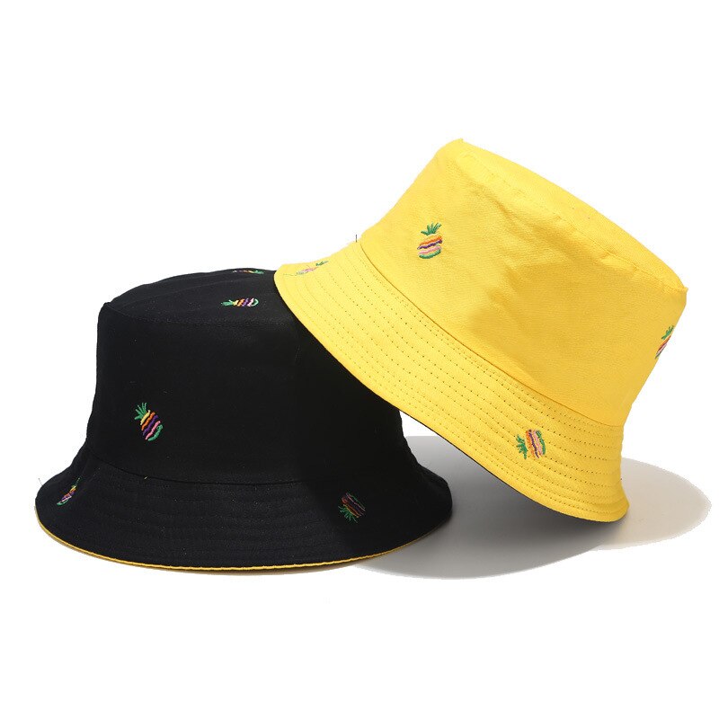 Chapéu tipo bucket hat, chapéu tipo bucket hat para homens e mulheres 136: Amarelo