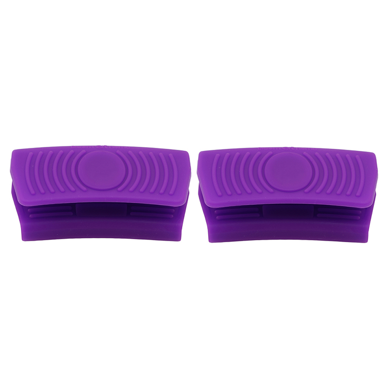 Gants de four en Silicone, isolation thermique, Casserole, support de Casserole, poignée de four, accessoires de cuisine: Violet