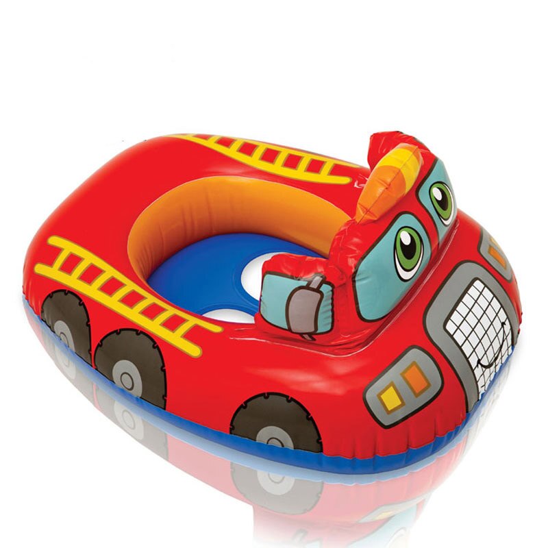 Flotador de asiento de natación con forma de dibujos animados para niños, anillo inflable para natación, accesorios para piscina de verano, círculo de seguridad