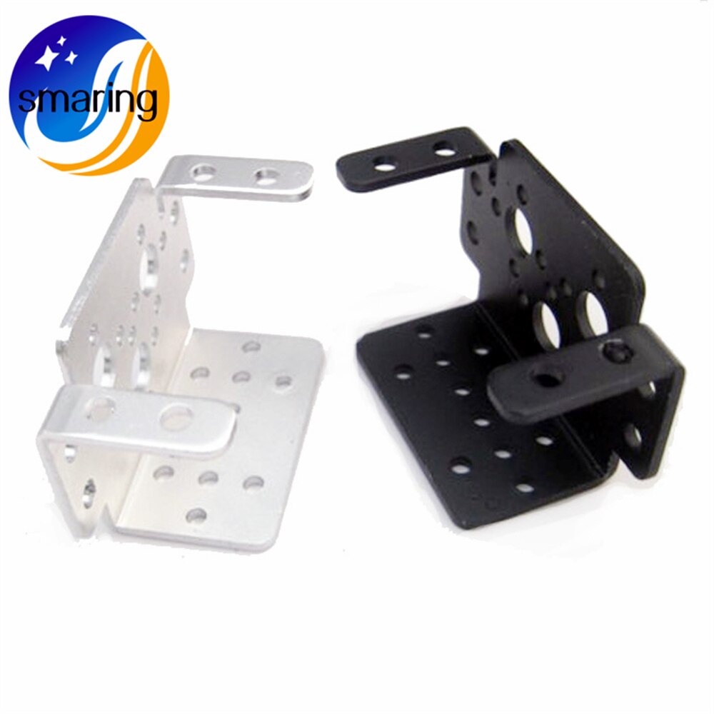2pcs Aluminum Multi Functional Servo Bracket Mulipurpose Mount Plate For Robot Arm Mechanical Robotic Part Accessory Rc Toy