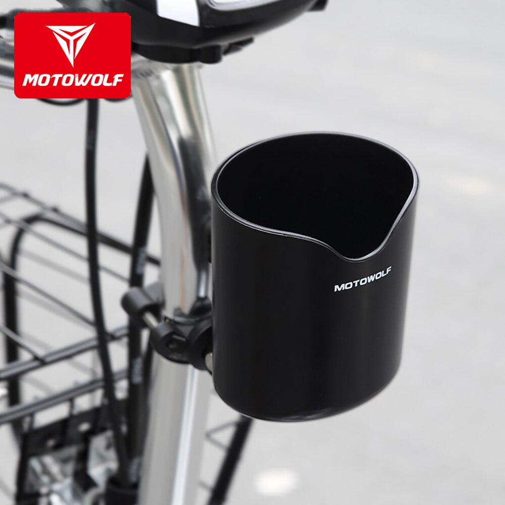 Motowolf rękawice motocyklowe rura telefon komórkowy butelka wody drink Puchar uchwyt uchwyt schowek dla BMW Honda zwycięstwo Yamaha