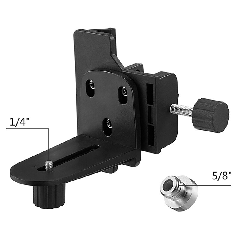 Support de niveaux 1/4 ou 5/8 pouces pour tige d'extension et hauteur réglable pour niveau universel