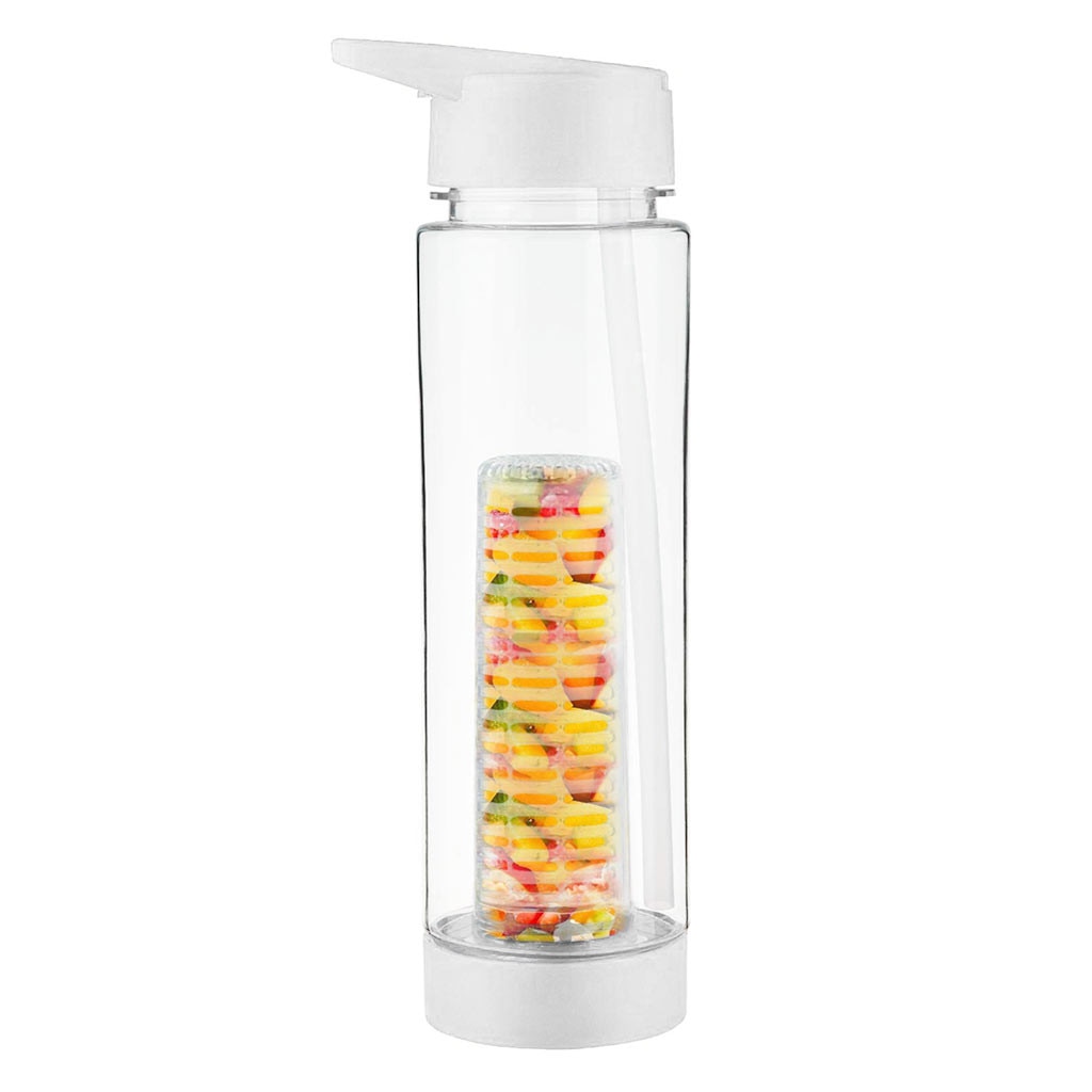 Fruit Water Fles Sport Fruit Cup Met Stro Deksel En Infusie Mand 24Oz Keuken Tafel Camping Reizen Outdoor