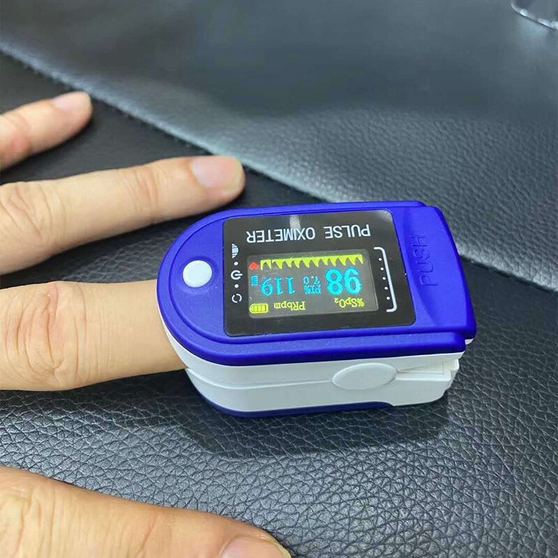 Fingerklämma oximeter puls syreövervakning pulsoximeter