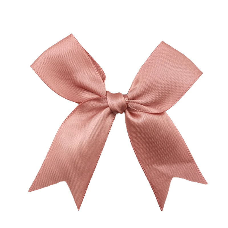 (50 uds) lazos de cinta rosa fresco de 1 pulgada, lazo de satén de poliéster, flor, decoración artesanal DIY