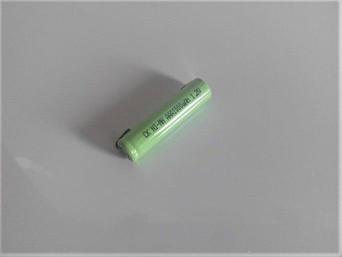 1.2V AAA rechargeable battery 1000mah 3A10440 NiMH NiMH battery with pins for Braun electric shaver razor toothbrush: 1PCS