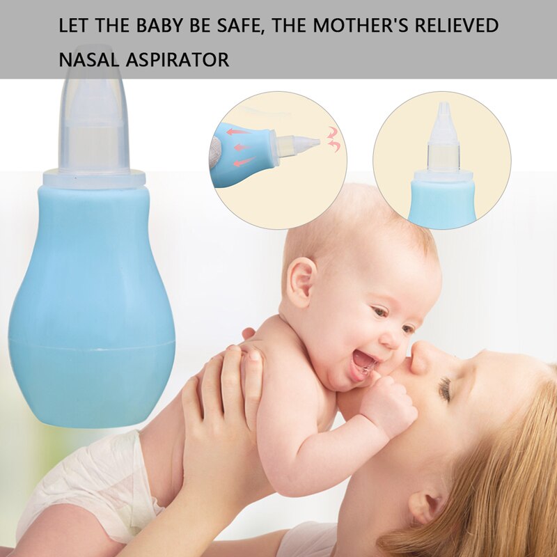 Geboren Silicone Baby Veiligheid Neus Stofzuiger Zuig Kinderen Neuszuiger Baby Care Diagnose-Tool Vacuüm Sucker