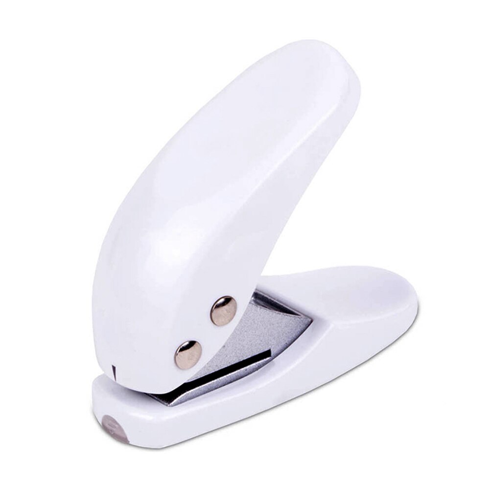 Mini Einzigen See Locher Druck Papier Sammelalbum Punsch Stichworte Karten Handwerk DIY schlagen Cutter Werkzeug Schule Büro Locher: Weiß