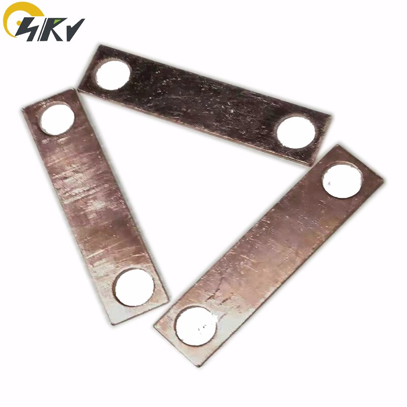 Lto 66160 Lithium Titanate Batterij Koperen Bus Bar Platte Pin Connector