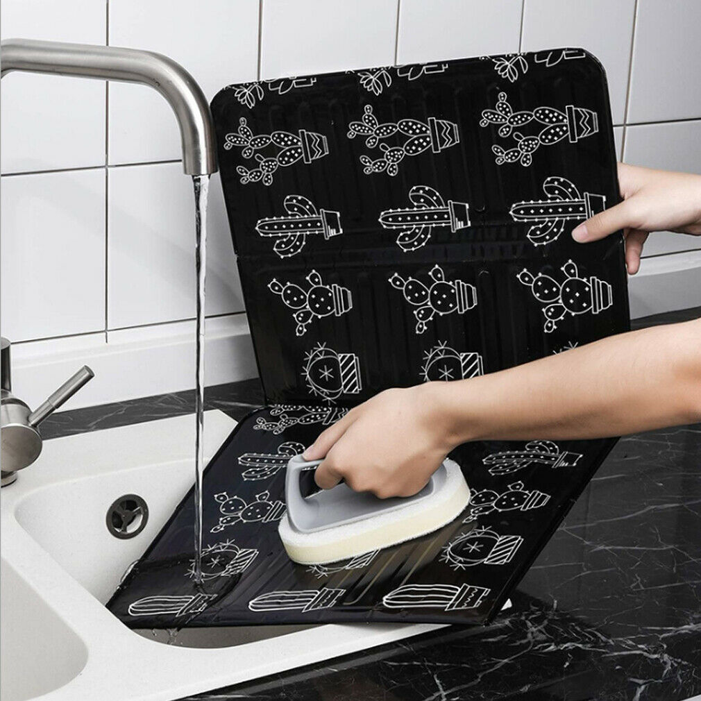 Keuken Aluminiumfolie Baffle Nuttig Home Kitchen Kachel Folie Plaat Voorkomen Olie Splash Koken Baffle