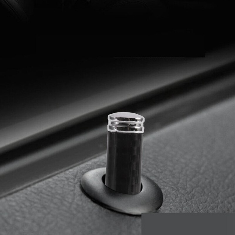 Car door pin pin lift bolt bolt trim carbon fiber for mercedes benz ace cla gla glk ml glc gle gls slk klasse  w205 w204 w212 w21