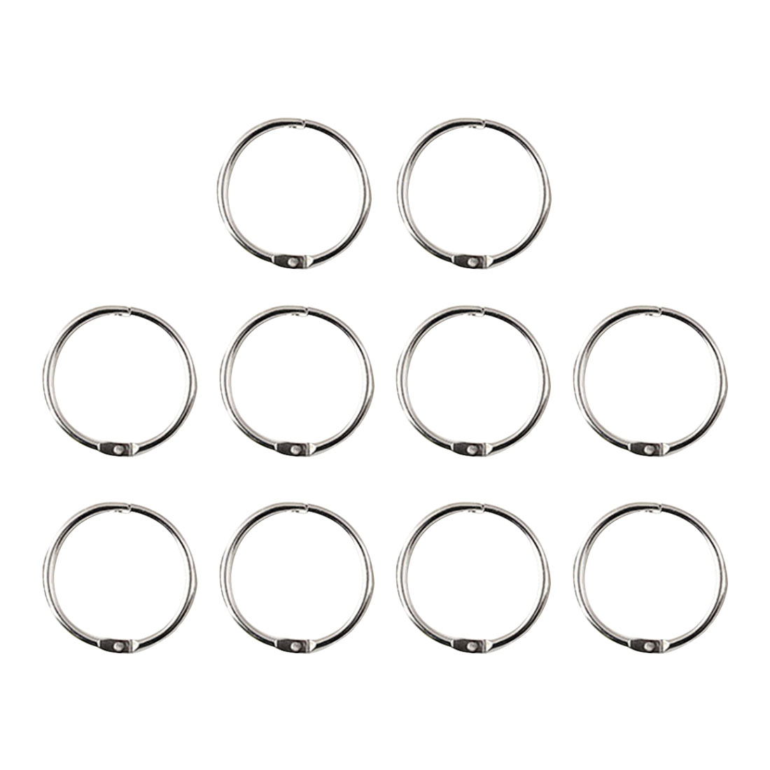 Craft Binding Boek Hoops 10 Pcs Loose Leaf Binder Ring Boek Hoops Diy Albums School Kantoorbenodigdheden: 32mm Metal