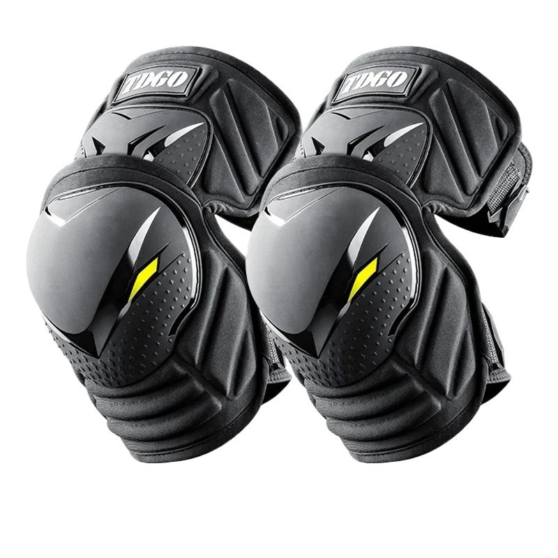 Ginocchiere per moto MTB per adulti Protezione per le articolazioni del corpo Protezione per sci Skateboard Snowboard Protezione per ginocchiera da motocross