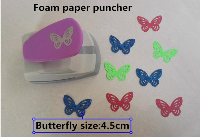 Super Grote Maat Punch Craft Scrapbooking vlinder Puncher kunt u gebruik 2mm schuim papier puncher DIY kinderen speelgoed