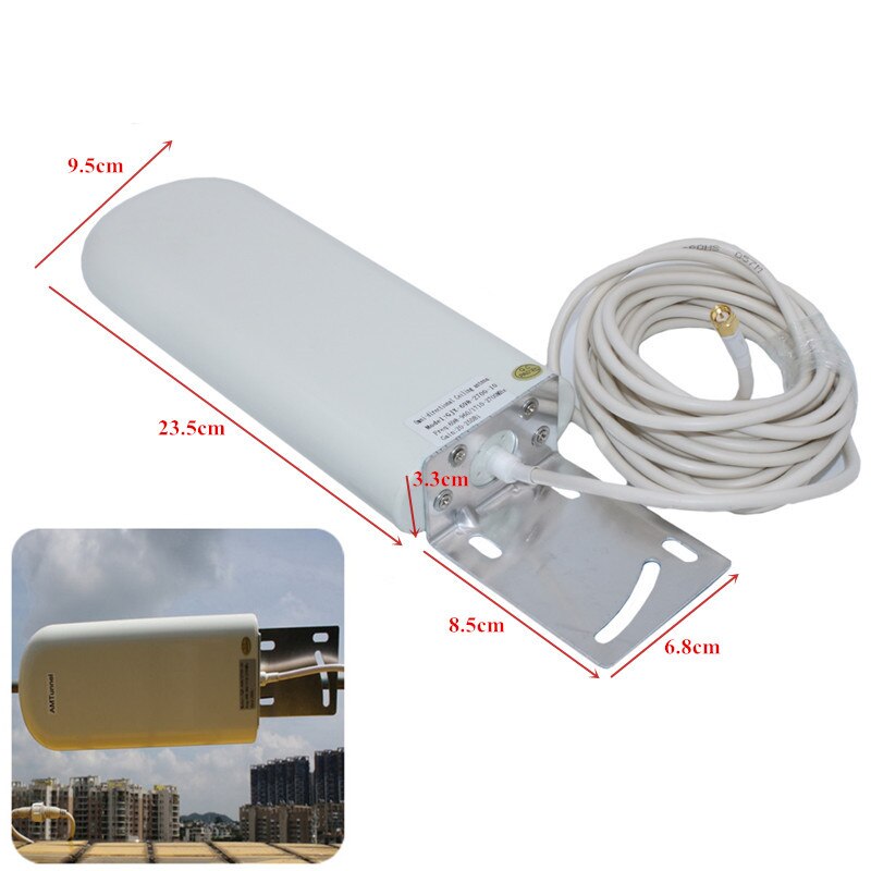 4G antenna 3G LTE antena SMA male 868MHz GSM antenne 5m 7m 10m cable for Huawei wireless router modem 20dBi 698-2700MHz