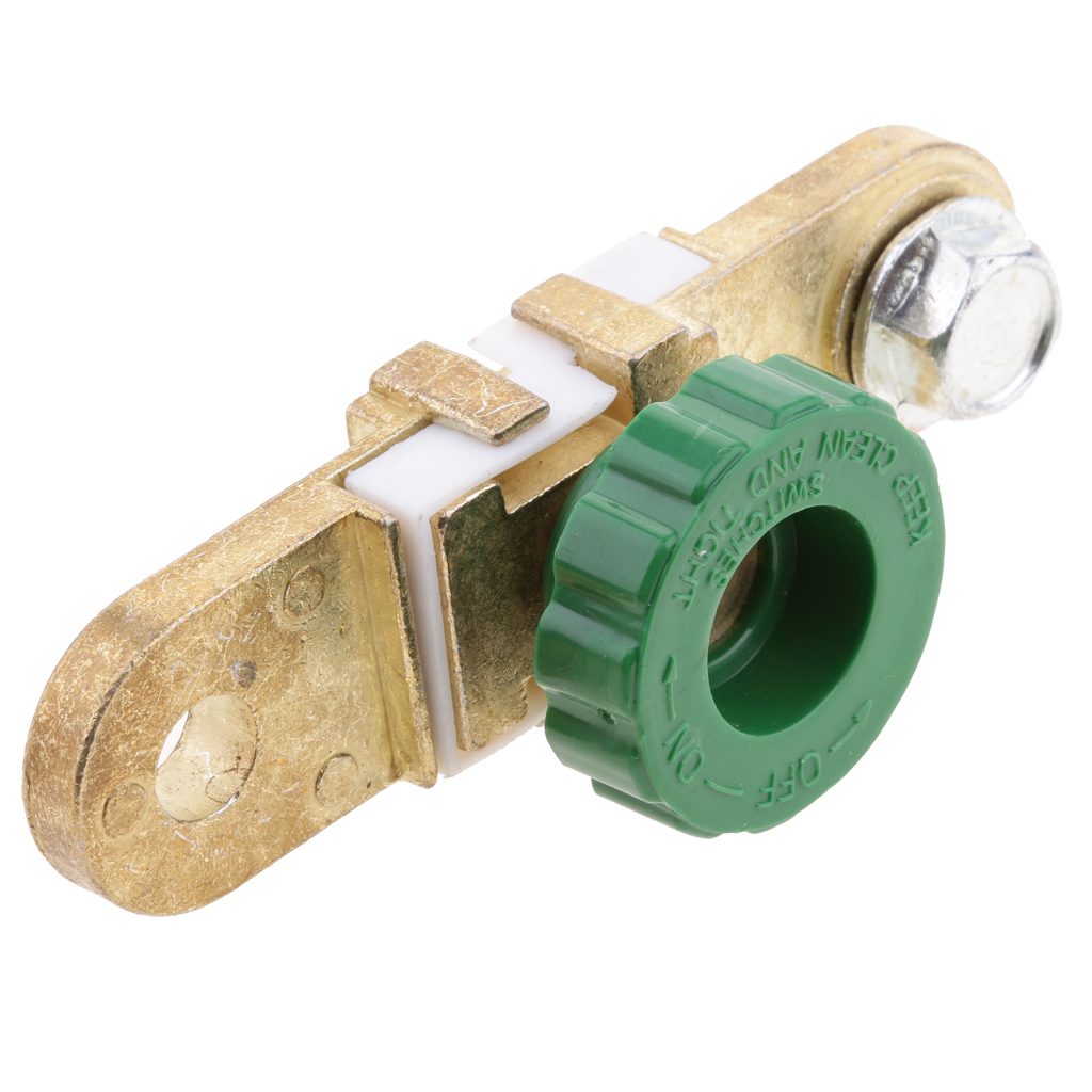 Battery Disconnect Isolator Cut Off Switch Green Wheel Classic Cars Part