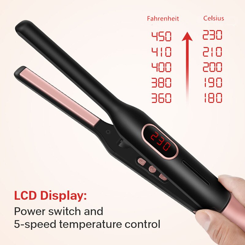 WEIDZ – fer à lisser , plaques de 8mm pour lisser les cheveux