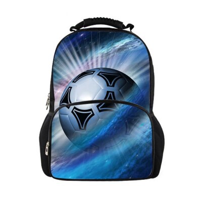 Noisydesigns Children's Preppy Backpack 3D Printing Backpack for Teenager Boys Cool Men Travel Rucksack School Backpacks: 6094A
