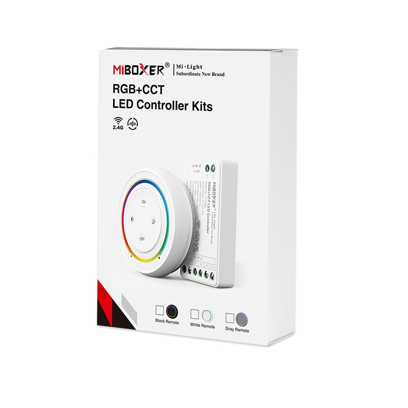 Miboxer 2.4G Sunrise Afstandsbediening Regenboog Afstandsbediening Met Enkele Kleur/Cct/Rgb/Rgbw/Rgbcct Led controller Voor Led Strip Lamp: RGBCCT FUT039SA