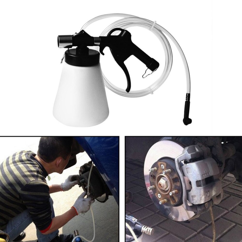 87-174psi Air Pressure 0.75L Air Brake Bleeder Kit Pneumatic Brake Clutch Vacuum Hydraulic Fluid Fill Bottle Kit