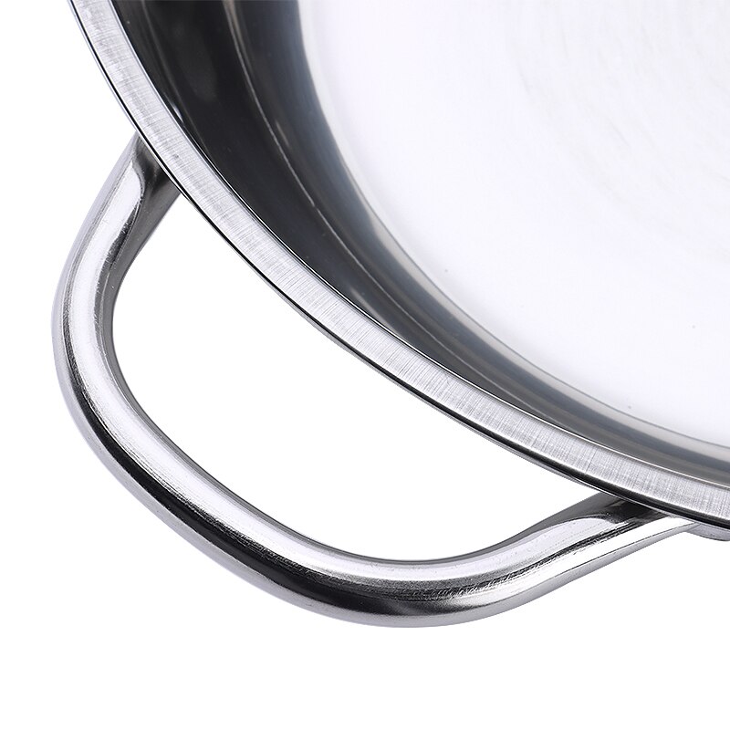 28cm Heißer Topf Single-schicht Suppe Twin Unterteilt Fondue Edelstahl Kochen Topf für Induktion Herd Gasherd kompatibel Topf