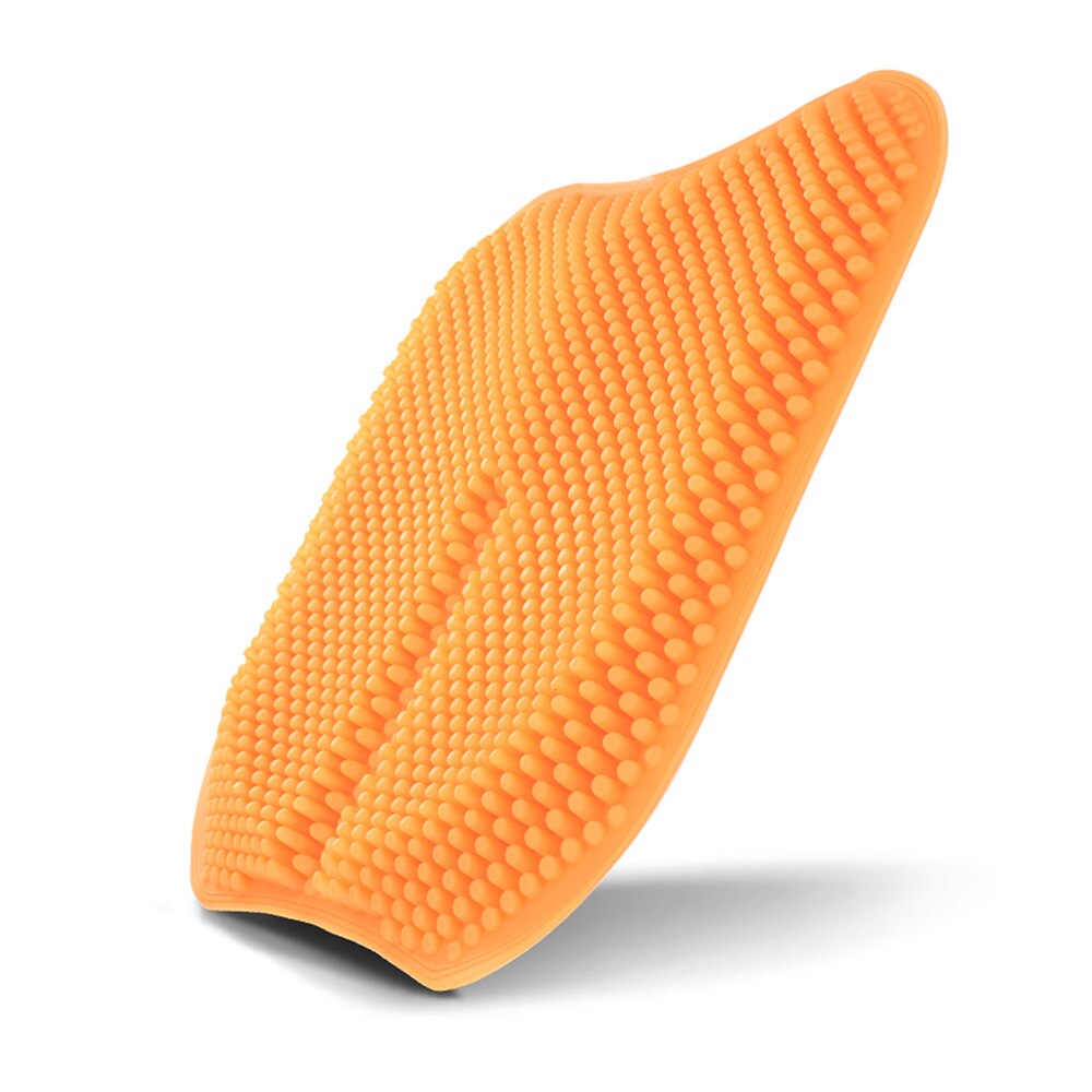 Universal 3d andningsbar cool silikon sittdyna sommar hemmakontor bilmassage halkfri stol soffa matta: Orange