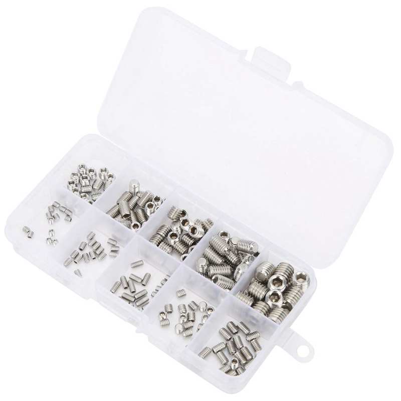 helical screw stainless steel insert for hardware repair tools Hex Grub Screws Socket Headless Assortment Stainless