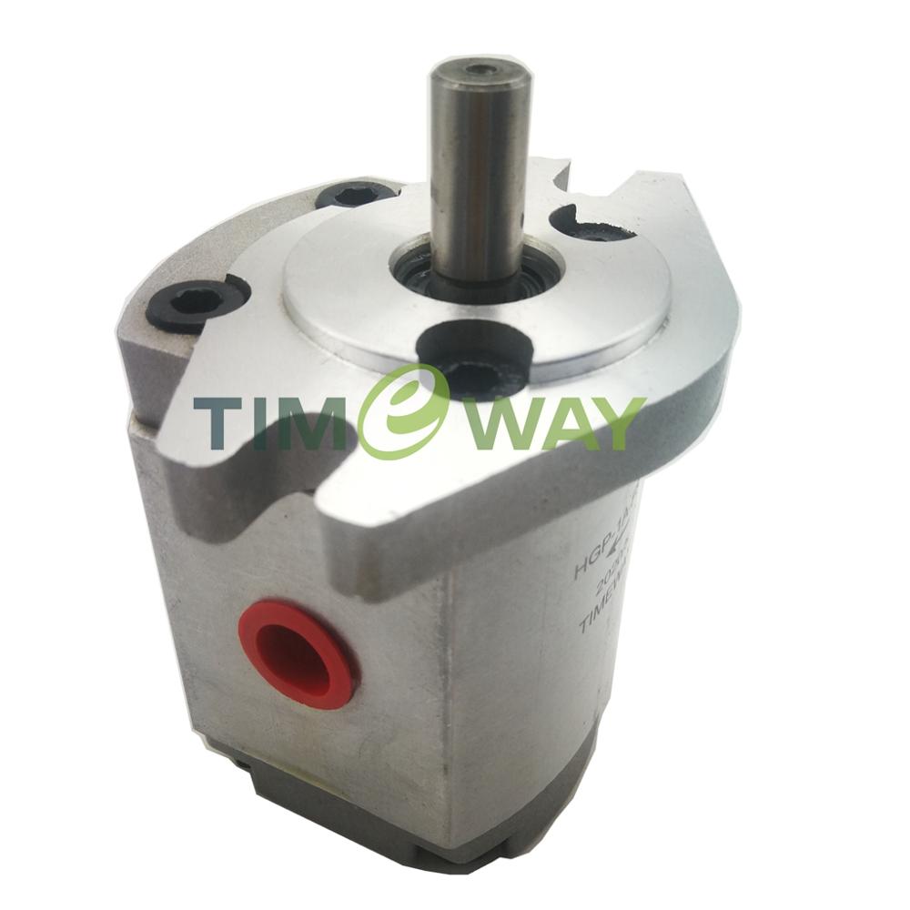 Hgp  - 1a- f0.5l / f0.8l / f1l / f2l /f2.6l mini gravemaskine højtryks aluminium hydraulisk gear olie pumpe til læsser