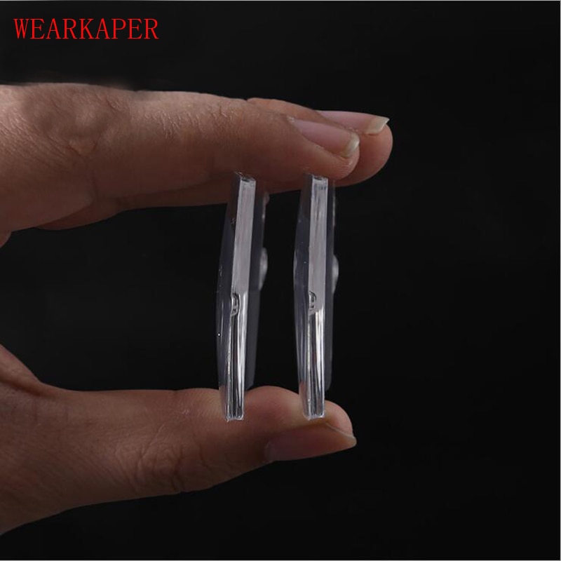 Stick-On Bifocal Reading Lens Mini 2pcs Reading Glasses Men Women's Liquid Silicone Replaceable Presbyopia Lens 1.75