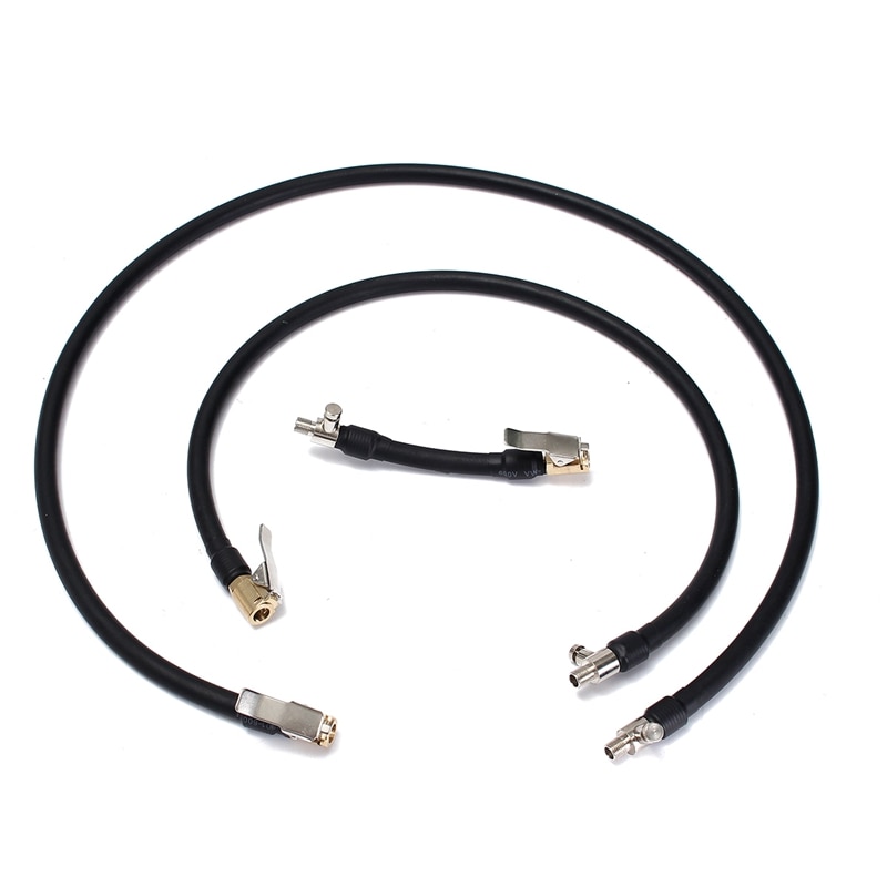 100mm Motorfiets Auto Flexibele Clip Air Tyre Chuck Inflator Deflatie Slang